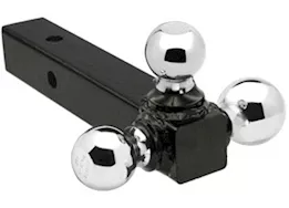 Buyers Products Tri-ball mounts - hollow chrome