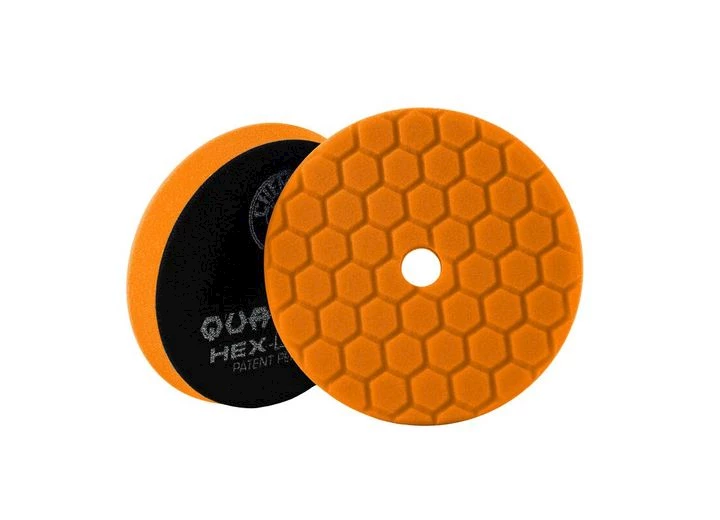 Chemical Guys HEX-LOGIC QUANTUM BUFFING PAD -ORANGE -6.5"