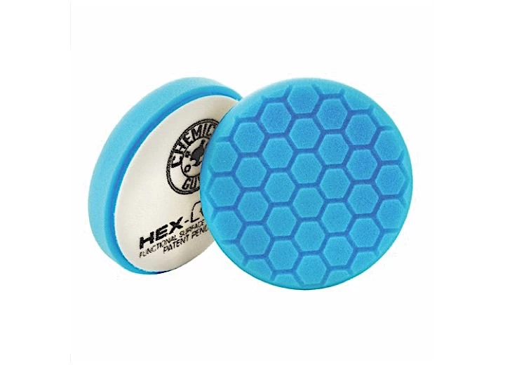 Chemical Guys 5.5" hex-logic blue light cleaning, glazes and gloss enhancing pad (5.5"inch) Main Image