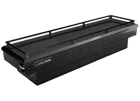 Cam Locker Deep Crossover Truck Tool box w/ Rail, Gloss Black - 71IN X 20W X 19D