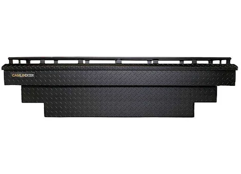 Cam Locker Notch Crossover Truck Tool Box w/ Rail, Matte Black - 71IN X 20W X 19D