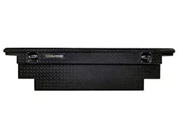 Cam Locker 63IN Low Profile Deep and Notched Crossover Truck Tool Box, Matte Black - | TBCAM-KS63LPFN-MB