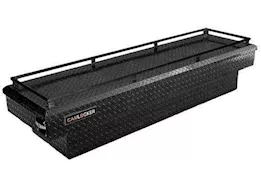 Cam Locker Deep Crossover Truck Tool box w/ Rail, Gloss Black - 71IN X 20W X 19D