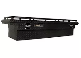 Cam Locker Low Profile Extra Deep Wide Crossover Tool Box w/Rail, Matte Black-71IN X 24.5W X 19D | TBCAM-KS71XDWLP-RLMB