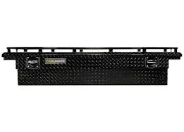 Cam Locker 60IN Low Profile Crossover Truck Tool Box w/ Rail, Gloss Black