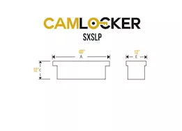 Cam Locker Cam 60in side x side crossover low profile matte black