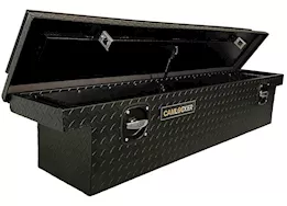 Cam Locker 60IN Low Profile Side by Side UTV Tool Box w/Rail, Matte Black