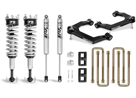 Cognito Motorsports 3 inch ball joint leveling lift kit w/fox c/o 2.0 ifp 19-c silverado/sierra 1500 Main Image