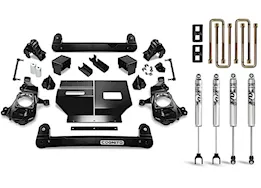 Cognito Motorsports 4" standard lift package for 20-c gm 2500/3500, block, u-bolt, front/ rear fox shocks