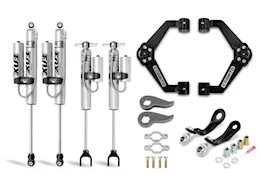 Cognito Motorsports 11-19 silverado/sierra 2500hd/3500hd 3-inch premier leveling kit with fox psrr 2.0