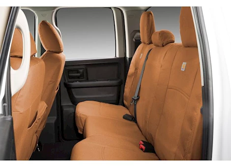 Covercraft Industries, LLC PRECISION FIT CARHARTT SECOND ROW SEAT COVERS FORD DUCK WEAVE BRWN