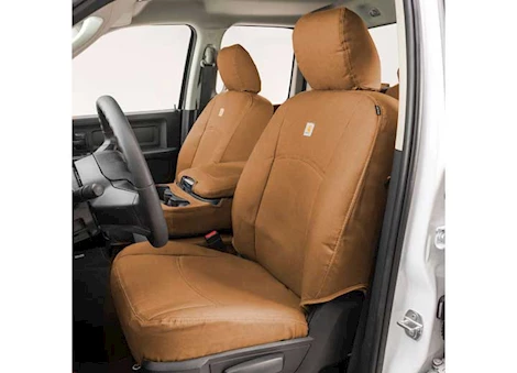 Covercraft Industries, LLC 21-C F150 LIGHTNING CARHARTT PRECISIONFIT CUSTOM FRONT ROW SEAT COVERS BROWN