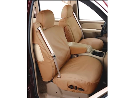 Covercraft Industries, LLC 19-c silverado/sierra 1500 seatsaver front row polycotton tan Main Image