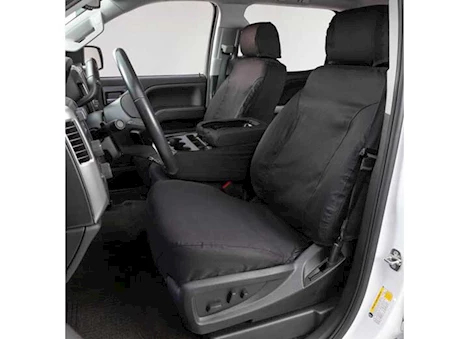 Covercraft Industries, LLC 24-C F750 POLYCOTTON SEATSAVER CUSTOM FRONT ROW SEAT COVERS CHARCOAL