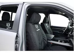 Covercraft Industries, LLC 17-23 ram endura ram logo seatsaver custom front row seat covers black