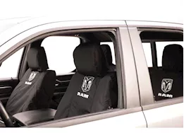 Covercraft Industries, LLC 17-23 ram endura ram logo seatsaver custom front row seat covers black