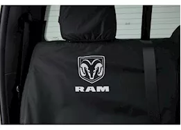 Covercraft Industries, LLC 17-23 ram endura ram logo seatsaver custom front row seat covers black