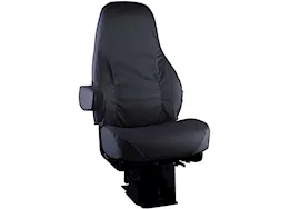 Covercraft Industries, LLC 15-16 f150 front bucket seat w/adj headrest, w/seat airbag, charcoal black