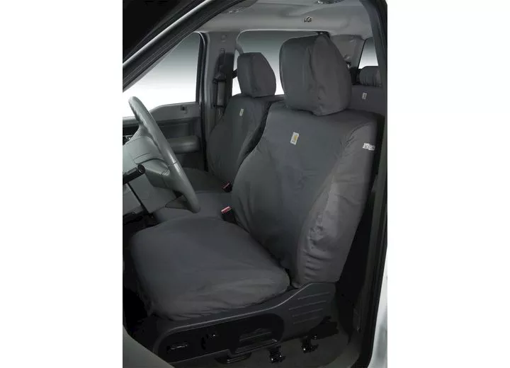 Covercraft Industries, LLC 19-c silverado/sierra 1500 carhartt seatsaver front row-carhartt gravel