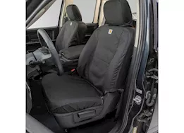 Covercraft Industries, LLC Carhartt super dux seatsaver custom second row seat covers - black