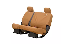 Covercraft Industries, LLC 19-c silverado/sierra carhartt seatsaver custom front row seat covers - brown