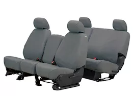 Covercraft Industries, LLC Polycotton seatsaver custom front row seat covers - grey