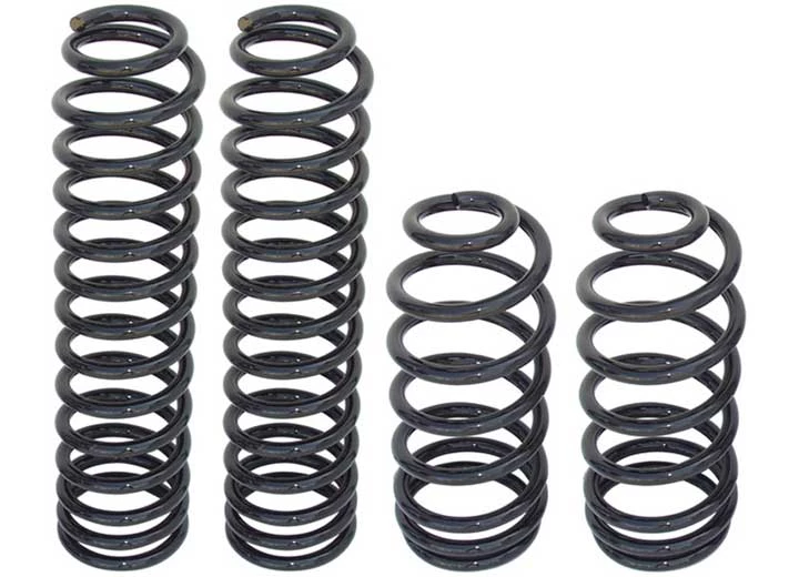 Rock Jock 97-06 WRANGLER TJ 4IN LIFT FRONT/REAR COIL SPRING SET OF 4