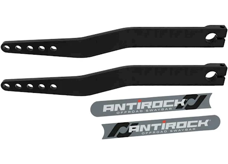 Rock Jock 19.25IN ANTIROCK STEEL SWAY BAR ARMS BENT STYLE PAIR