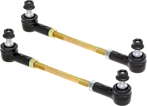 Rock Jock ADJ SWAY BAR END LINK KIT(8 1/2 IN. LONG RODS W/ SEALED ROD ENDS & JAM NUTS PAIR