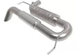 Rock Jock 21-c bronco axle-back exhaust system- high-clearance