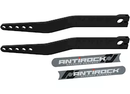 Rock Jock 19.25in antirock steel sway bar arms bent style pair