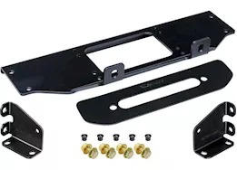 Rock Jock 18-c wrangler/20-c gladiator winch plate kit for factory steel bumper