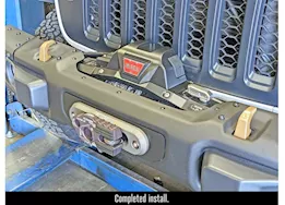 Rock Jock 18-c wrangler/20-c gladiator winch plate kit for factory steel bumper