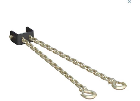 Curt Manufacturing Crosswing 5th wheel safety chain assembly Main Image