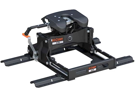 Curt Manufacturing (kit 16580+16574+16204)a25 sliding 5th wheel hitch w/rails 25,000lb Main Image