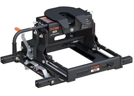 Curt Manufacturing E16 5TH WHEEL HITCH W/S20 SLIDER & PUCK SYSTEM ADAPTER V (KIT-16027+16515+16564)