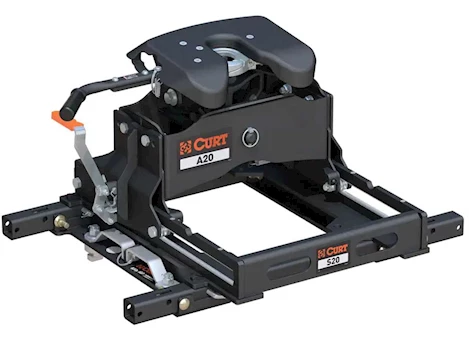 Curt Manufacturing A20 5TH WHEEL HITCH W/S20 SLIDER & PUCK SYSTEM ADAPTER (KIT-16027+16540+16564)