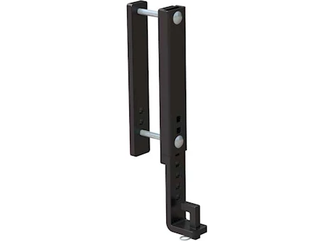 Curt Manufacturing 10IN BLACK HEAVY DUTY ADJUSTABLE SUPPORT BRACKETS-2PK