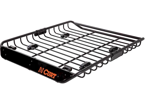 Curt Manufacturing 44IN X 35IN BLACK STEEL ROOF RACK CARGO CARRIER