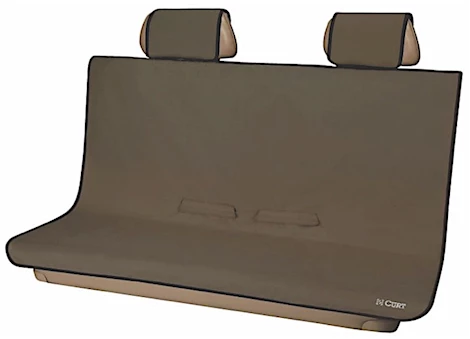 Curt Manufacturing SEAT DEFENDER 58INX55IN REMOVABLE WATERPROOF BROWN BENCH SEAT COVER