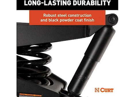 Curt Manufacturing HELUX COIL-SPRING 5TH WHEEL PIN BOX 6200LB PIN WEIGHT 24000LB