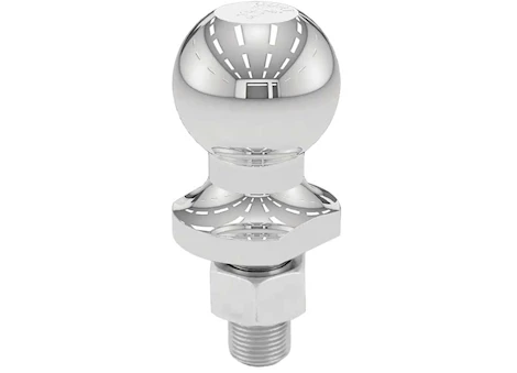 Curt Manufacturing 1-7/8 in atv tow ball - lawn tractor hitch ball 2,000lb chrome pkgd Main Image