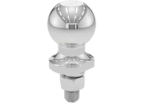 Curt Manufacturing 2 in atv tow ball - lawn tractor hitch ball 2,000lb chrome pkgd Main Image