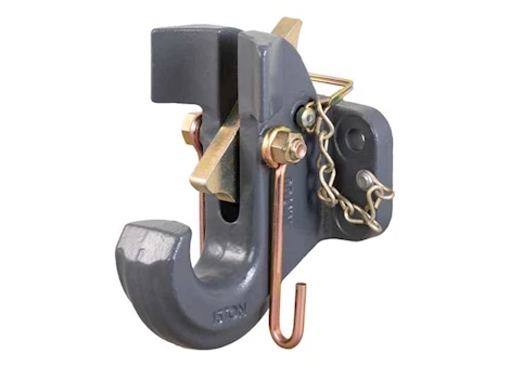 Curt Manufacturing SECURELATCH PINTLE HOOK (24,000LB, 2 1/2IN OR 3IN LUNETTE)