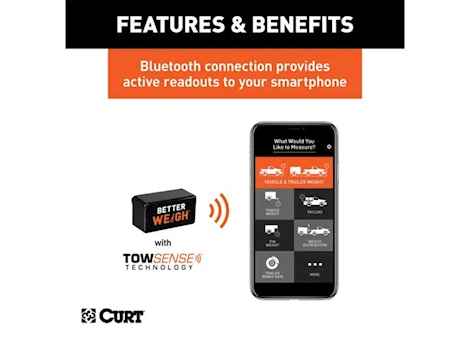 Curt BetterWeigh Mobile Towing Scale with TowSense Technology (OBD-II) Main Image