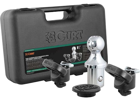 Curt OEM Compatible Gooseneck Ball and Safety Chain Anchor Kit Main Image