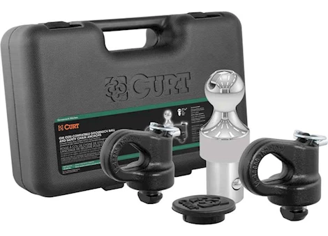Curt OEM Compatible Gooseneck Ball & Safety Chain Anchor Kit Main Image