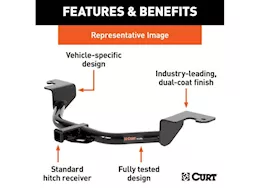 Curt Manufacturing 19-c mazda 3 hatchback class i receiver hitch