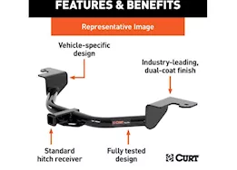 Curt Manufacturing 23-c honda hr-v class i receiver hitch w/old-style ball mount