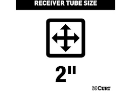 Curt Manufacturing 20-23 tesla y 3500lb/525lb class iii receiver hitch